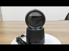 Lecteur de codes à barres sans fil de bureau à haute vitesse Lecteur de codes à barres 2D sans mains avec base de charge