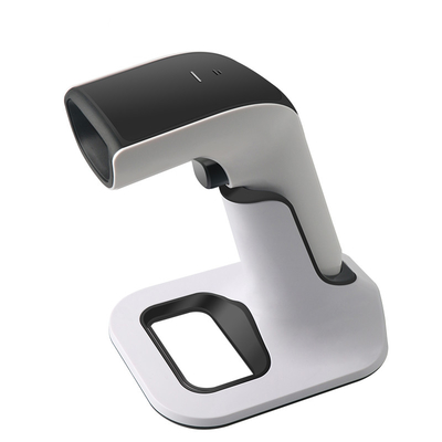 Lecteur de codes à barres 2D QR Bluetooth Wireless 2.4G Scanner de codes à barres avec chargeur 2200mAh batterie