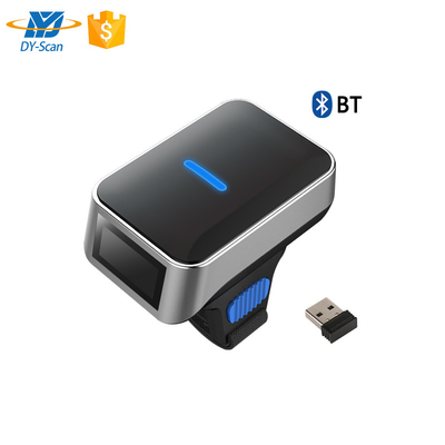 Scanner de codes à barres pour les doigts portable Bluetooth sans fil Android compatible