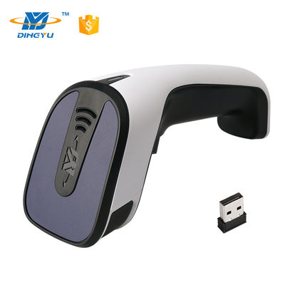 Scanner de codes à barres portatif Bluetooth 2D Vitesse de décodage 25CM/S Avec câble USB 2.4G