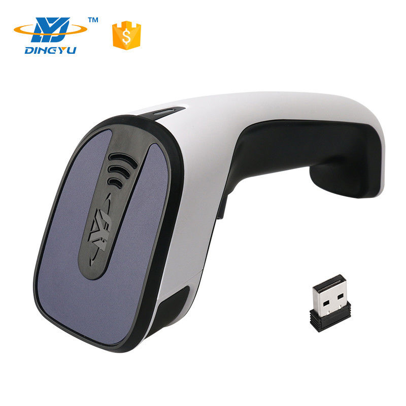 Scanner de codes à barres portatif Bluetooth 2D Vitesse de décodage 25CM/S Avec câble USB 2.4G