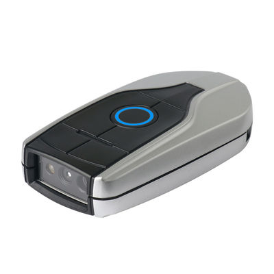 Mini Portable Scanner de code à barres 2D Bluetooth Android IOS 200mA Batterie 70000lux Souris sans fil Conception en forme de souris